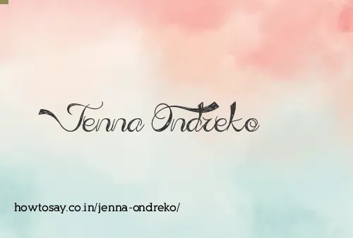 Jenna Ondreko