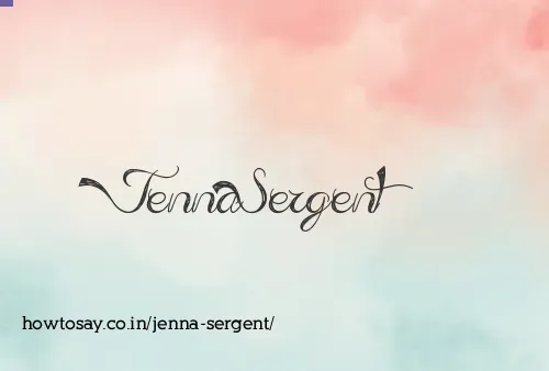 Jenna Sergent