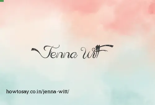 Jenna Witt
