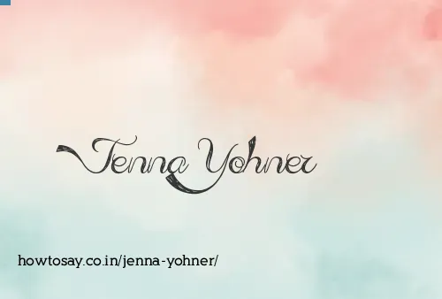Jenna Yohner