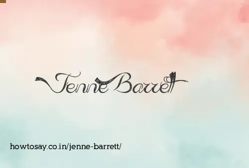 Jenne Barrett