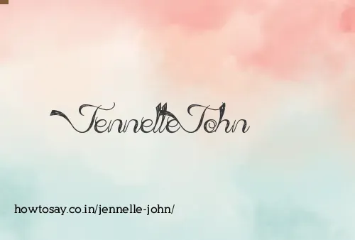 Jennelle John