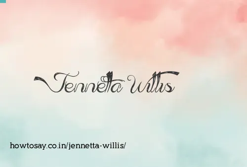 Jennetta Willis