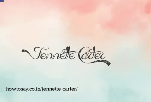 Jennette Carter