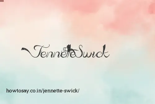 Jennette Swick