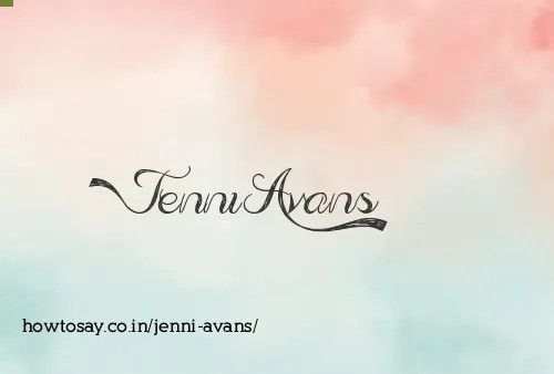 Jenni Avans