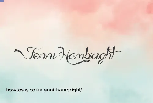 Jenni Hambright