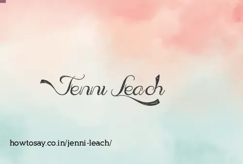 Jenni Leach