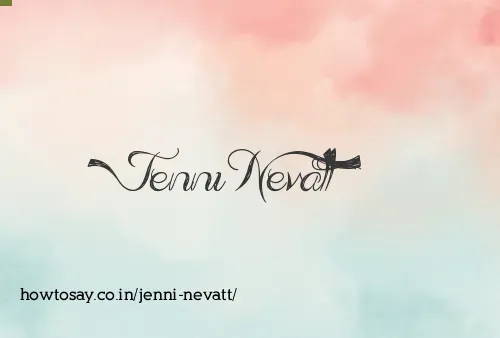 Jenni Nevatt