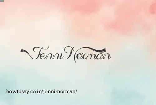 Jenni Norman