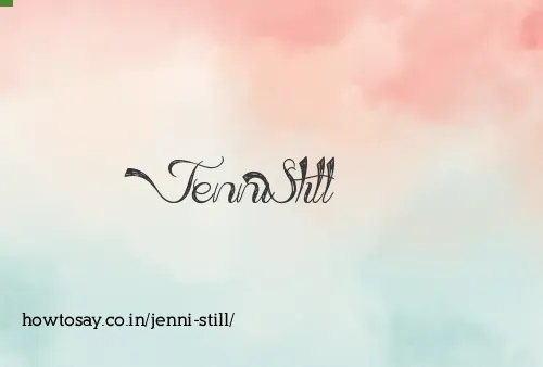 Jenni Still