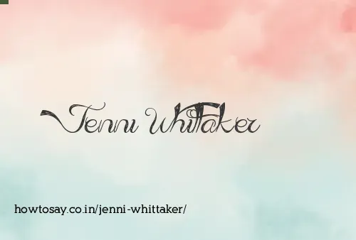 Jenni Whittaker