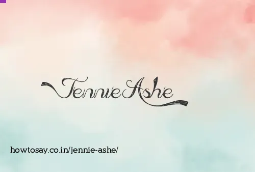 Jennie Ashe