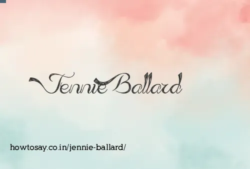 Jennie Ballard