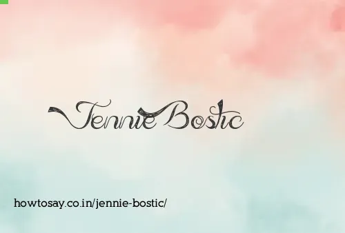 Jennie Bostic