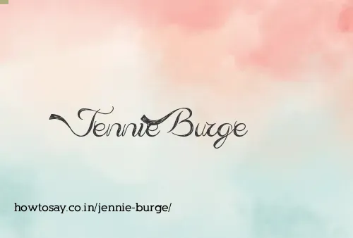 Jennie Burge