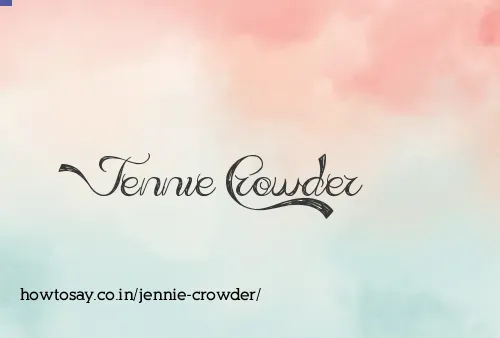 Jennie Crowder