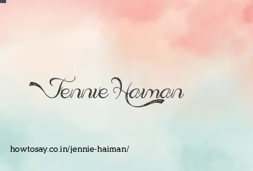 Jennie Haiman