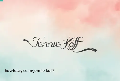 Jennie Koff