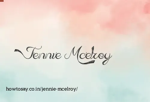 Jennie Mcelroy