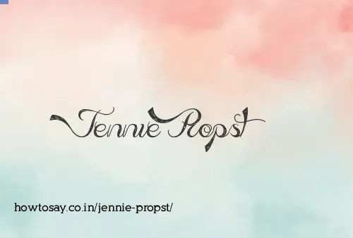 Jennie Propst