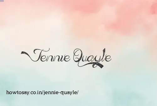 Jennie Quayle