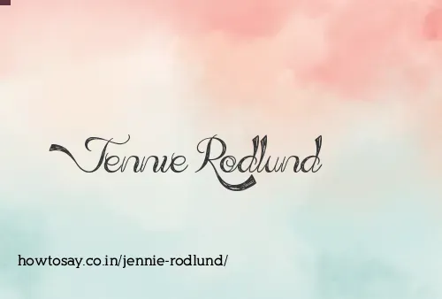 Jennie Rodlund