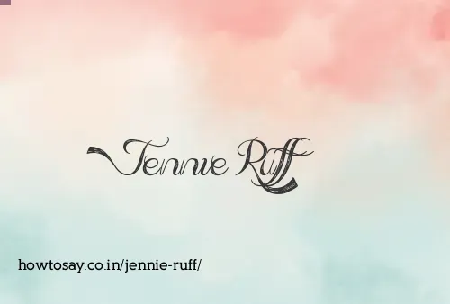 Jennie Ruff