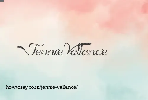 Jennie Vallance