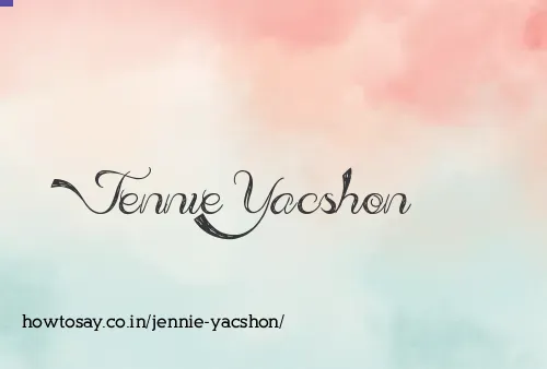 Jennie Yacshon