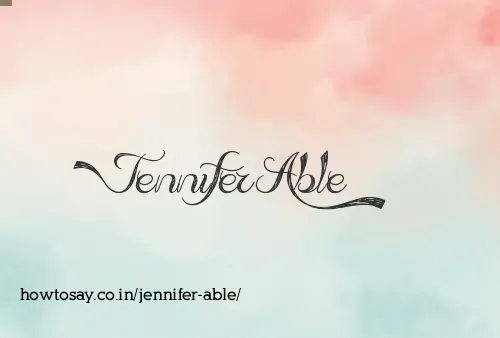 Jennifer Able