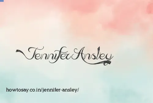 Jennifer Ansley