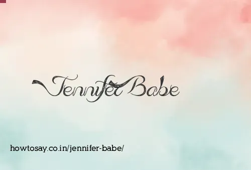 Jennifer Babe