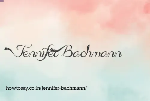 Jennifer Bachmann