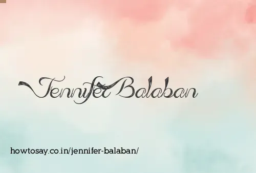 Jennifer Balaban