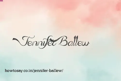 Jennifer Ballew