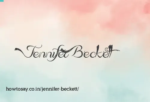 Jennifer Beckett
