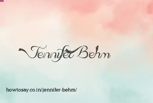 Jennifer Behm