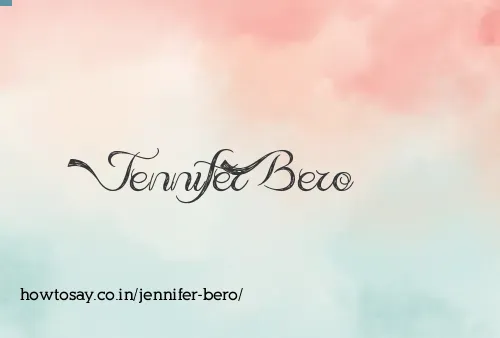 Jennifer Bero