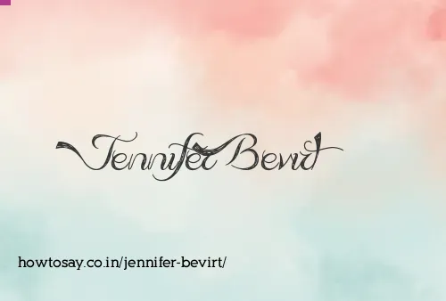 Jennifer Bevirt