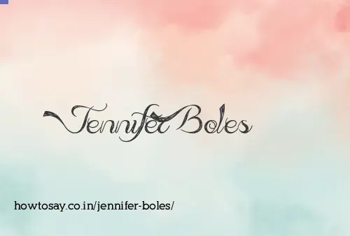 Jennifer Boles