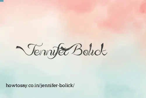 Jennifer Bolick
