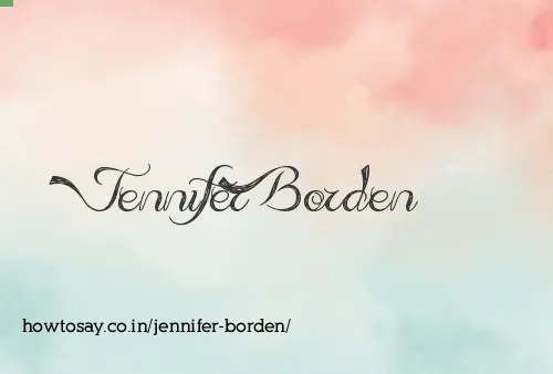 Jennifer Borden
