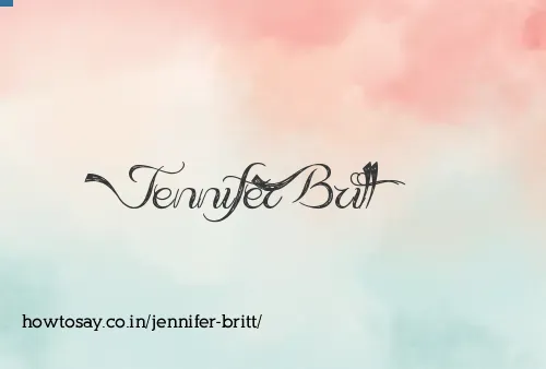 Jennifer Britt