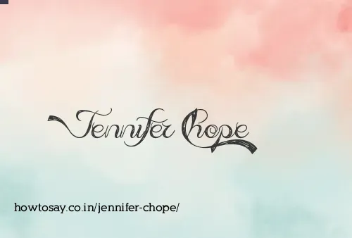 Jennifer Chope