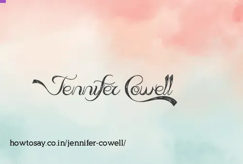 Jennifer Cowell