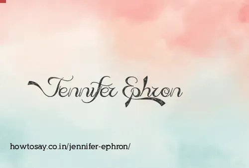 Jennifer Ephron