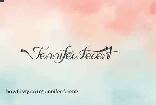 Jennifer Ferent