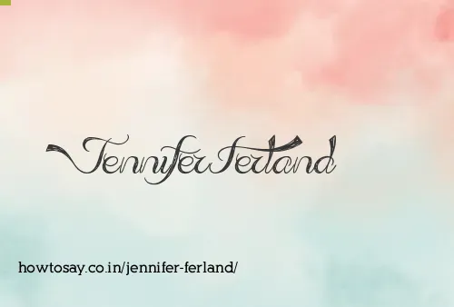 Jennifer Ferland