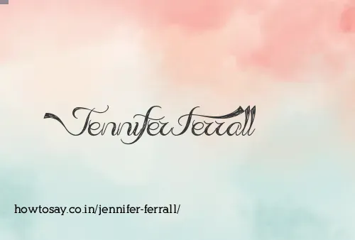 Jennifer Ferrall